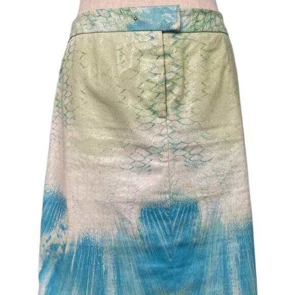 Roberto Cavalli Dresses & Skirts - Robert cavalli 2000s blue python